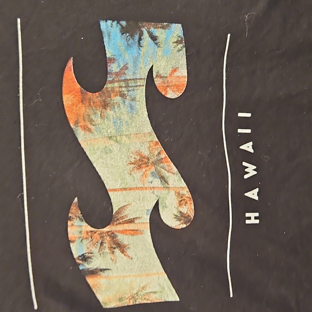 Men's BIllabong Black Short‎ Sleeve Tee Graphic Design - Picture 4 of 4
